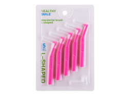 Healthy Smile L-shaped interdental brushes 0.6 mm, 5 pcs